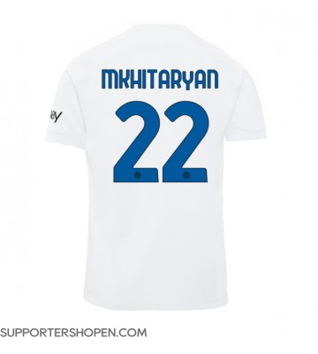 Inter Milan Henrikh Mkhitaryan #22 Borta Matchtröja 2023-24 Kortärmad